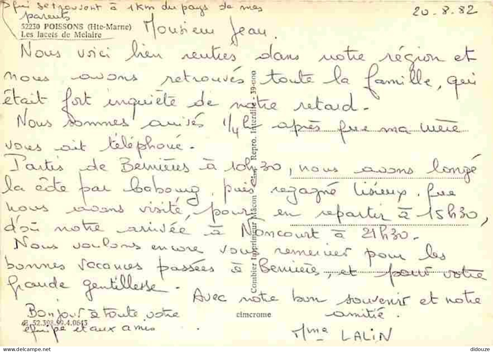 52 - Poissons - Les Lacets De Melaire - Vue Aérienne - CPM - Voir Scans Recto-Verso - Poissons