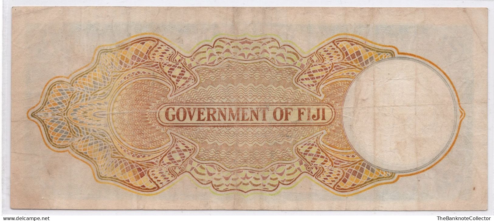 Fiji Five (5) Shillings  1951 King George VI P-37 VF - Fidschi