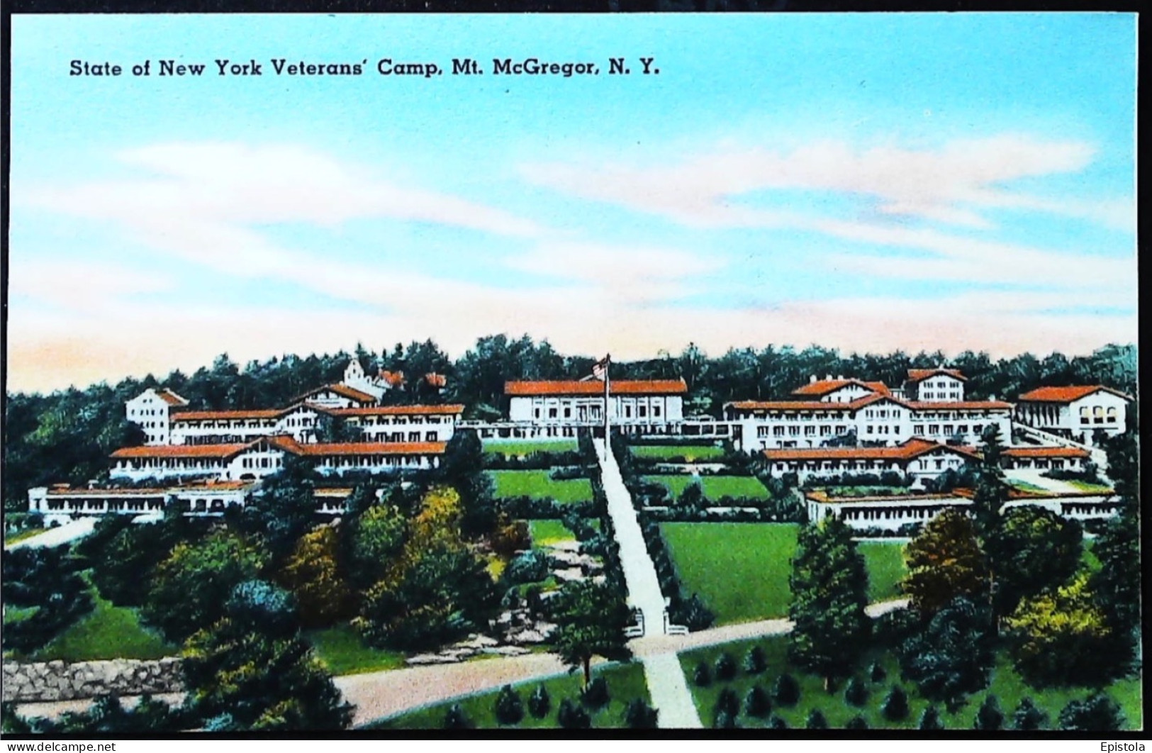 ► Veterans' Camp McGregor   Saratoga Springs N.Y.       POst Card    From Folder  Depliant 1940s - Saratoga Springs