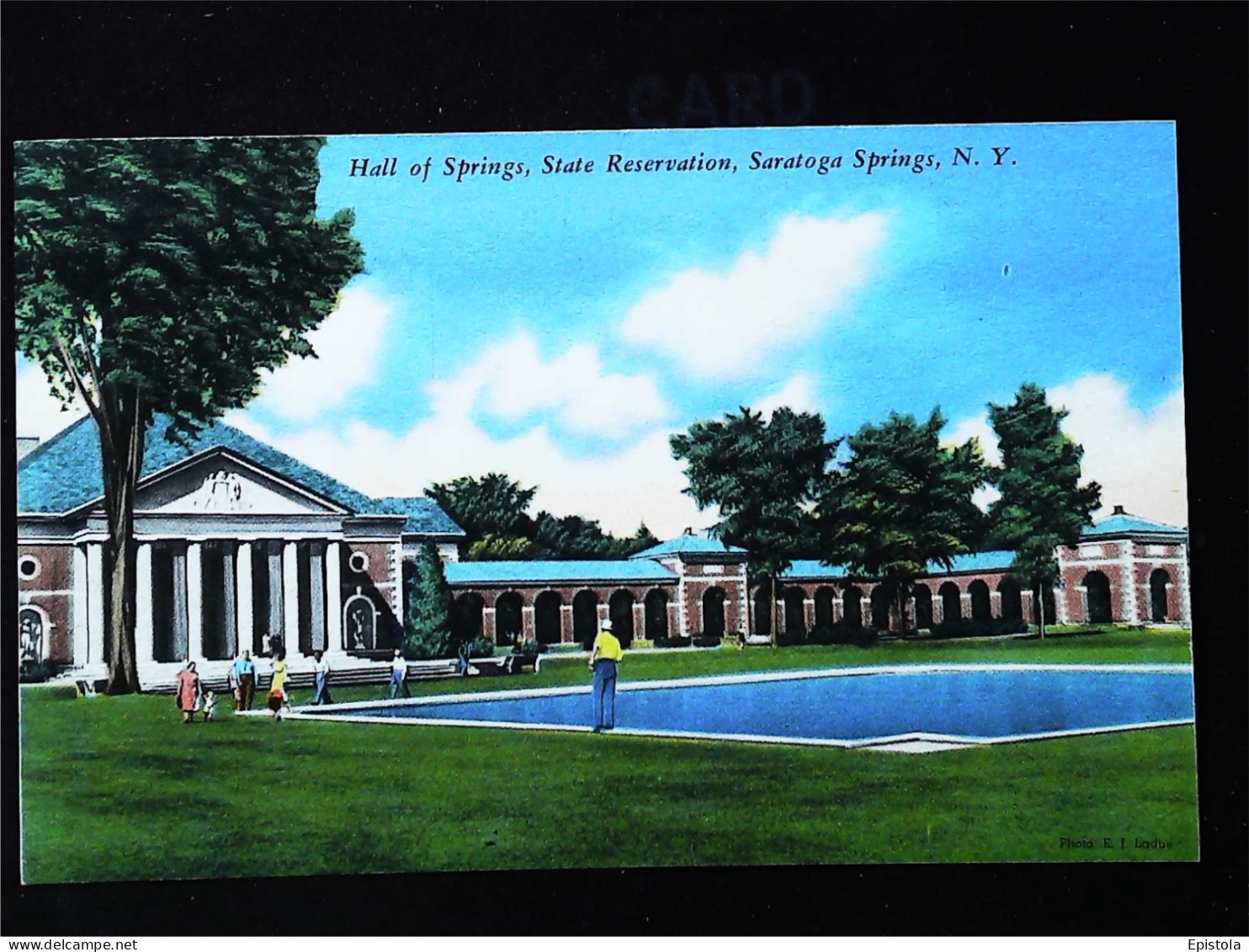 ► Veterans' Camp McGregor   Saratoga Springs N.Y.       POst Card    From Folder  Depliant 1940s - Saratoga Springs