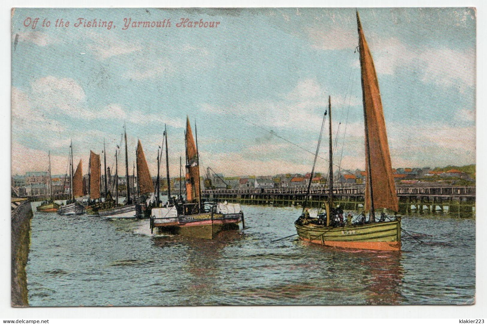 Off To The Fishing, Yarmouth Harbour. - Great Yarmouth
