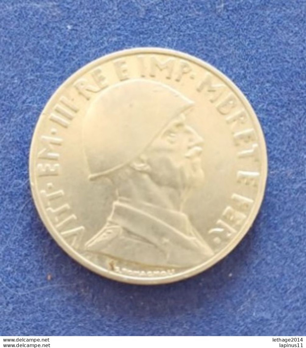 COIN ITALY KINGDOM OCCUPATION ALBANIA 1939 1 LEK VITTORIO EMANUELE III - Albanië