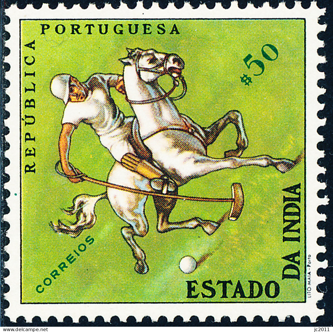 Portuguese India - 1962 - Sports /  Equestrian Polo - MNH - Portuguese India
