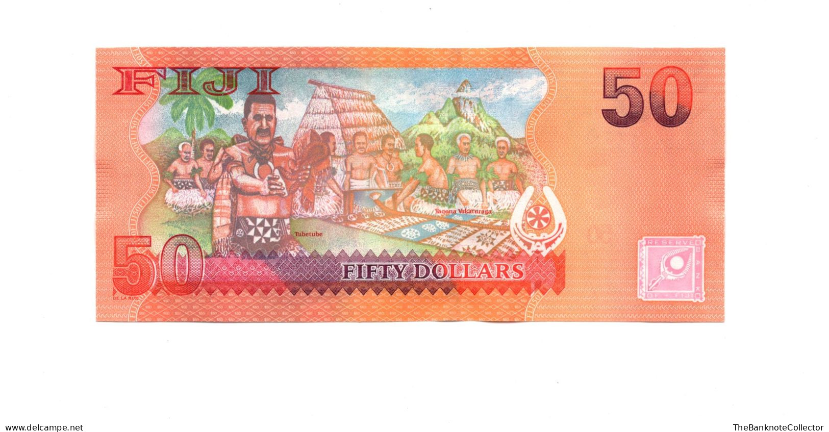 Fiji 50 Dollars 2012 (2013) P-118 UNC - Fiji