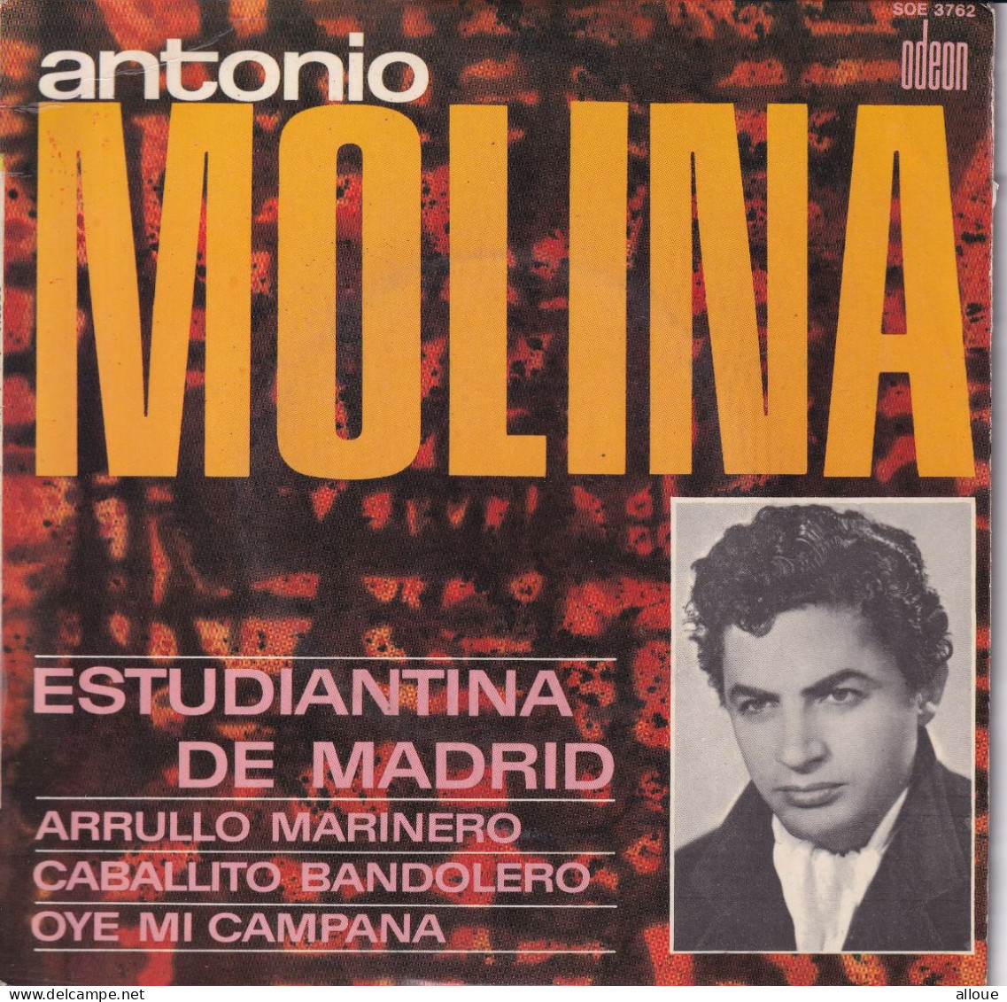 ANTONIO MOLINA - FR EP - ESTUDIANTINA DE MADRID + 3 - Música Del Mundo