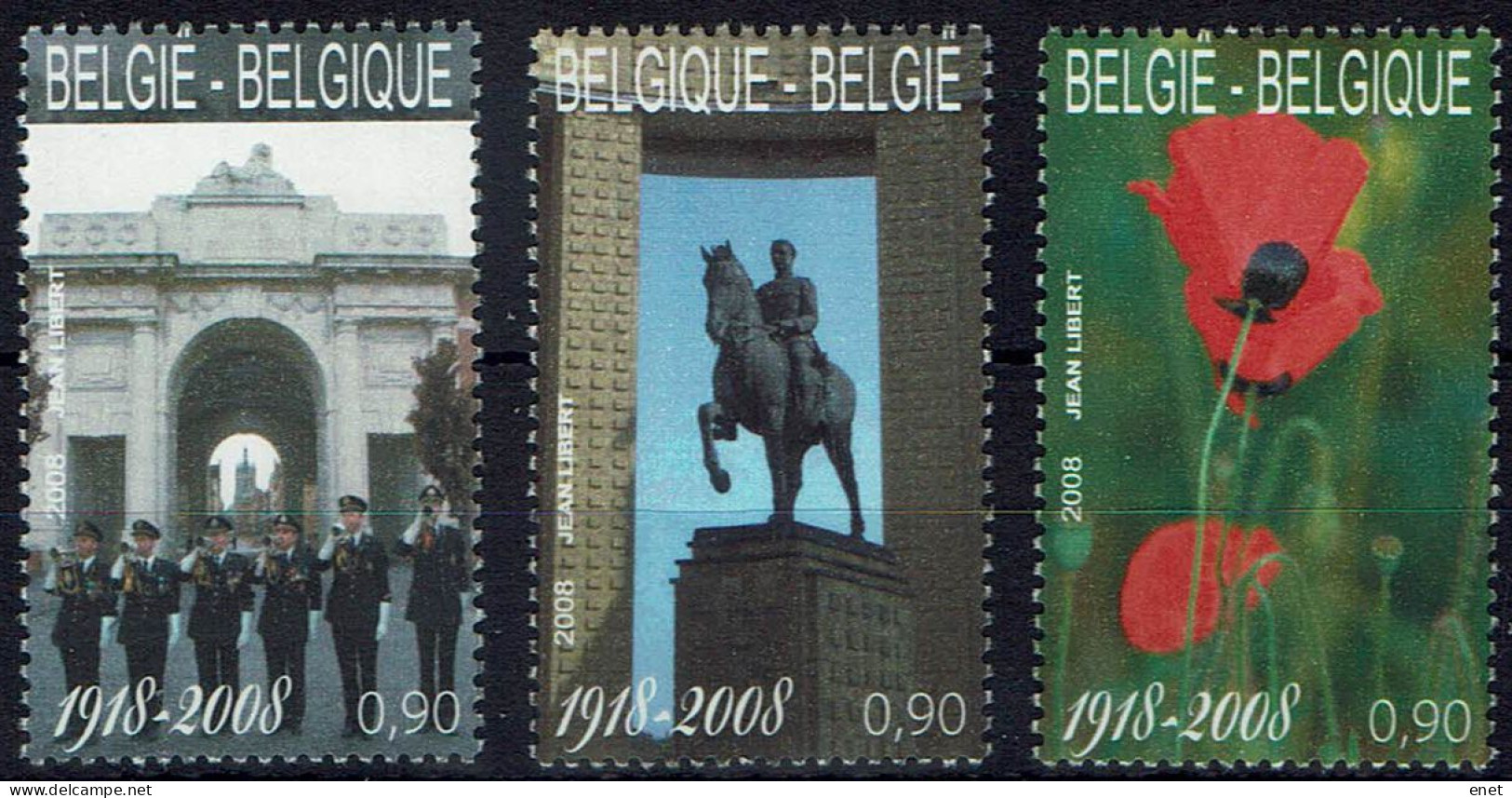 Belgie 2008 -  OBP 3842-44 - Ieper - Guerre Mondiale (Première)