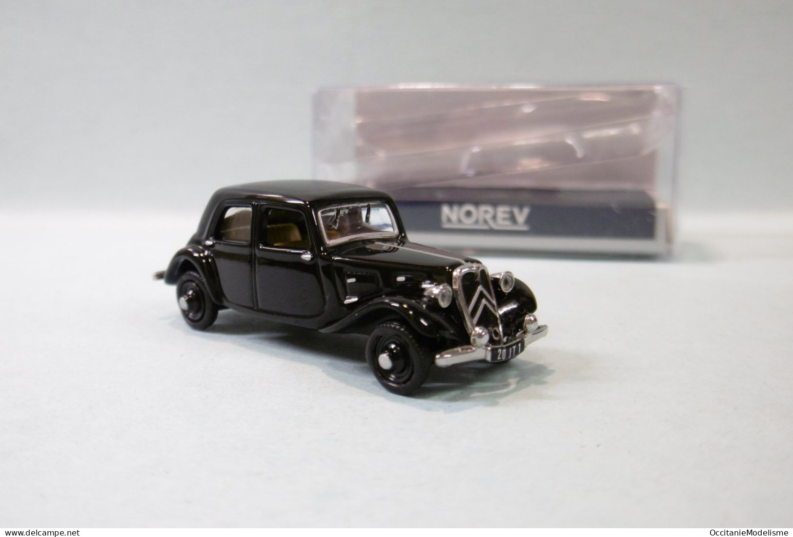 Norev - CITROEN TRACTION 7 A 1934 Noir Réf. 153004 Neuf NBO HO 1/87 - Strassenfahrzeuge