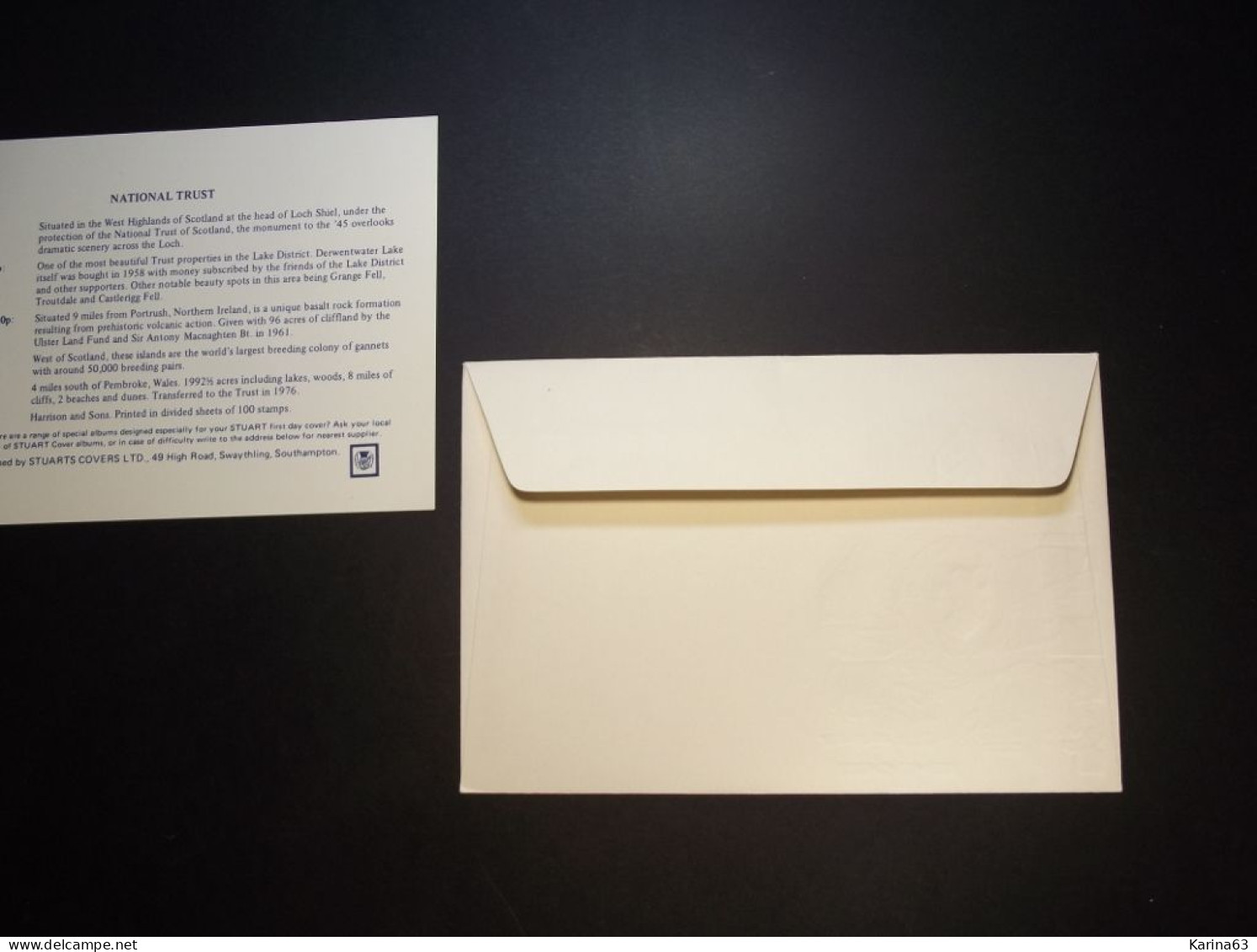 Great Britain - FDC - 1981 - 1 Envelope - Golden Jubilee Scottish National Trust - With Insert - Cancel Southend-on Sea - 1981-1990 Decimal Issues