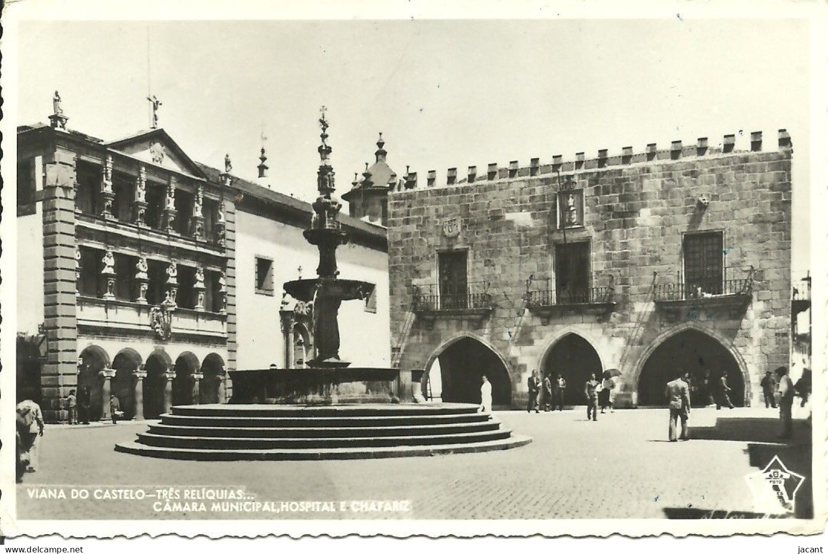 Portugal - Viana Do Castelo - Três Reliquias - Camara Municipal, Hospital E Chafariz - Viana Do Castelo