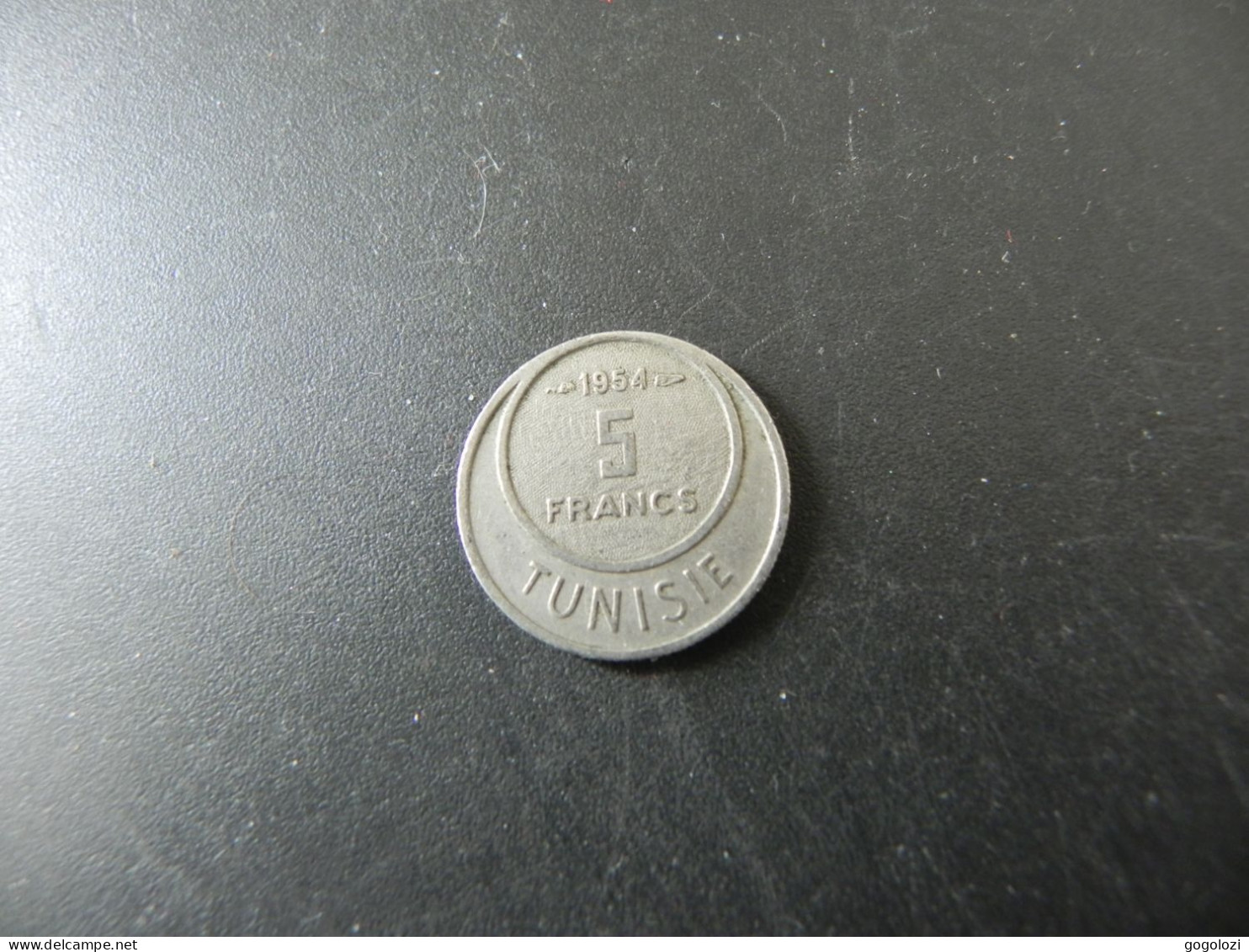 Tunisia 5 Francs 1954 - Tunisie