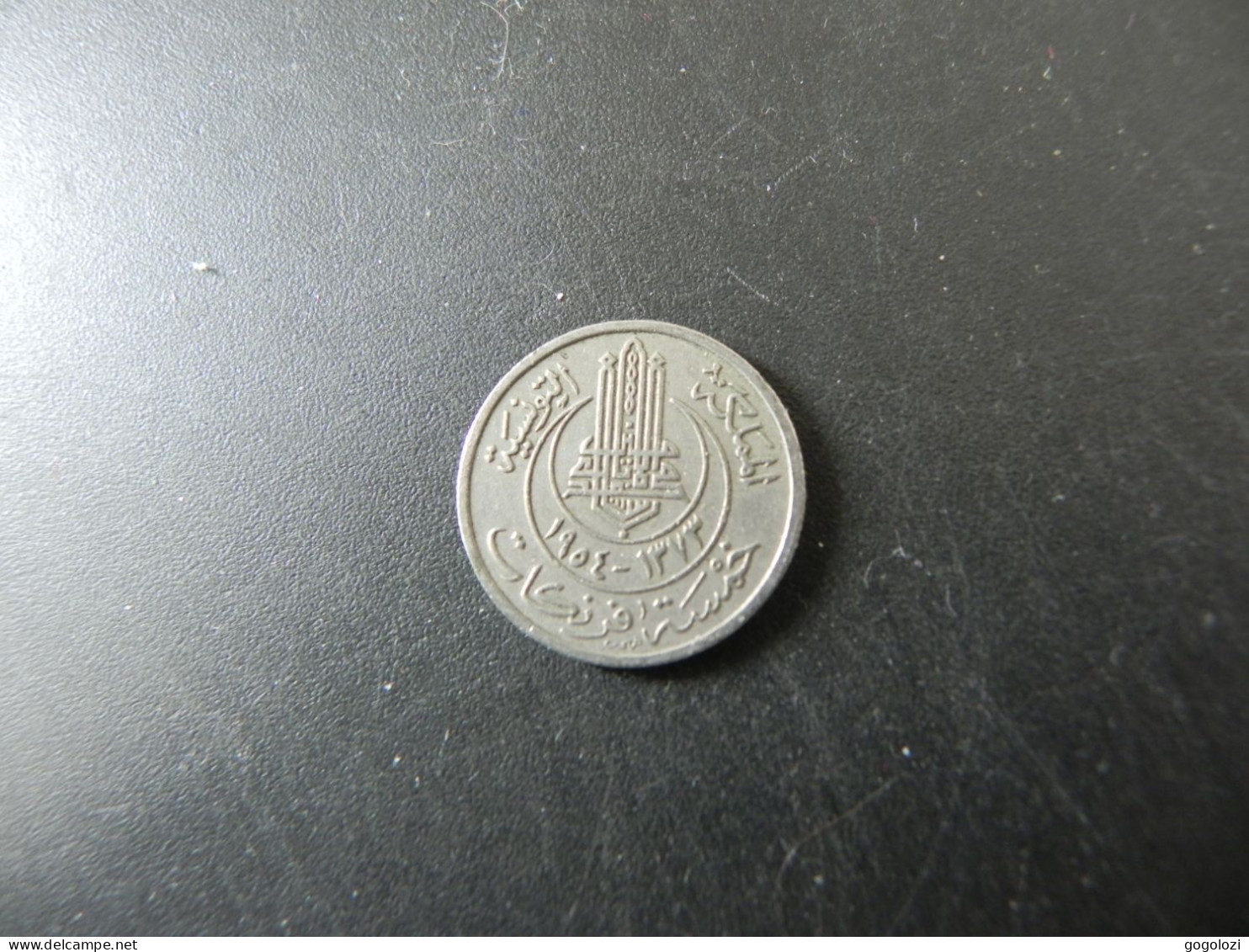 Tunisia 5 Francs 1954 - Tunisie