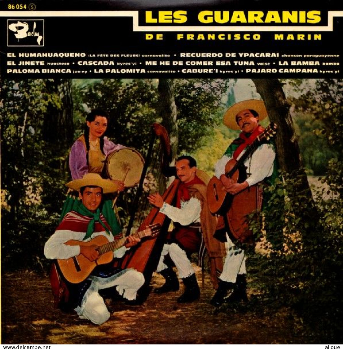 LES GUARANIS DE FRANCISCO MARIN  - FR 25 Cm  - EL HUMAHUAQUENO - LA BAMBA + 8 - Formati Speciali