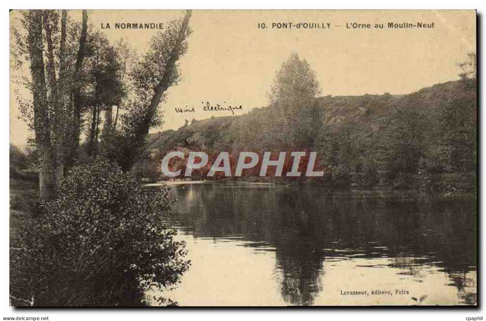 CPA La Normandie Pont D&#39Ouilly L&#39Orne Au Moulin Neuf Usine Electrique - Pont D'Ouilly