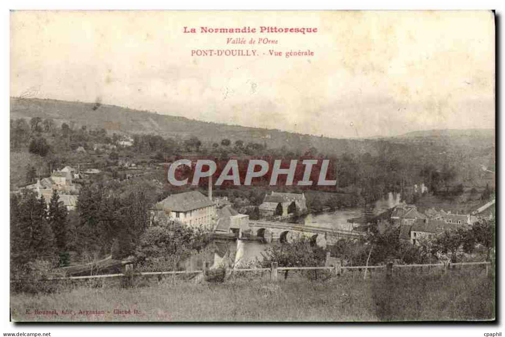 CPA Pont D&#39Ouilly Vue Generale - Pont D'Ouilly