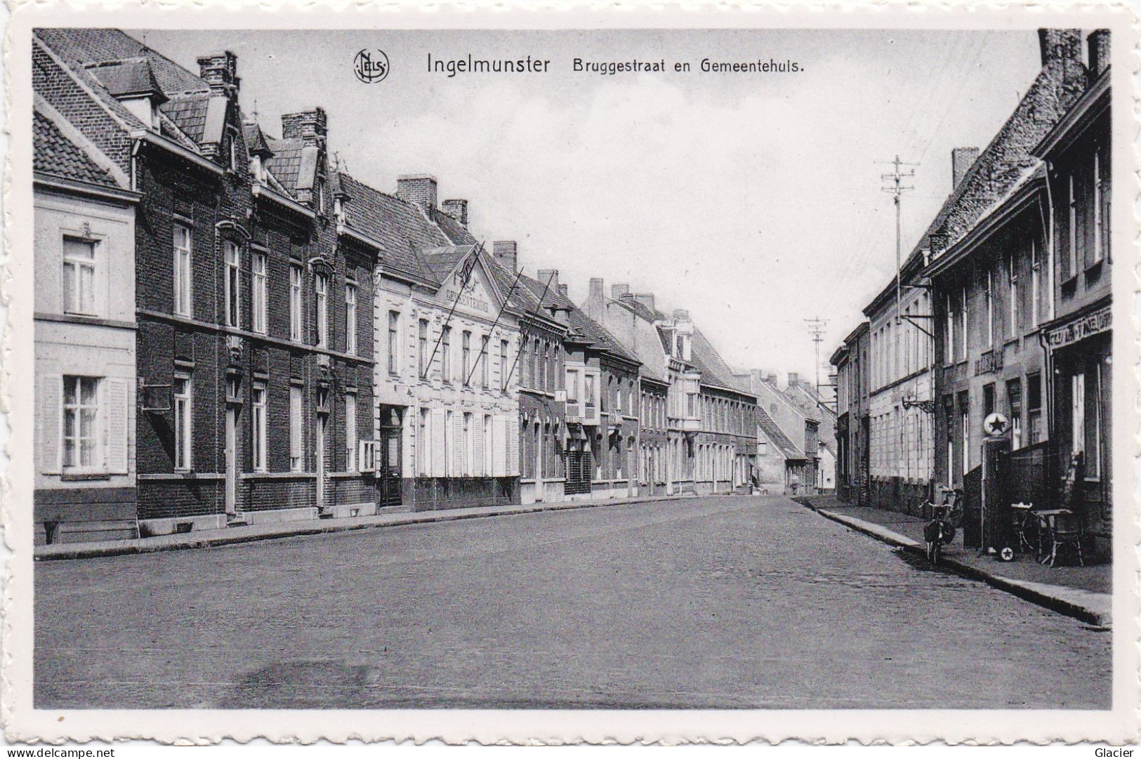 Ingelmunster - Bruggestraat  En Gemeentehuis - Ingelmunster