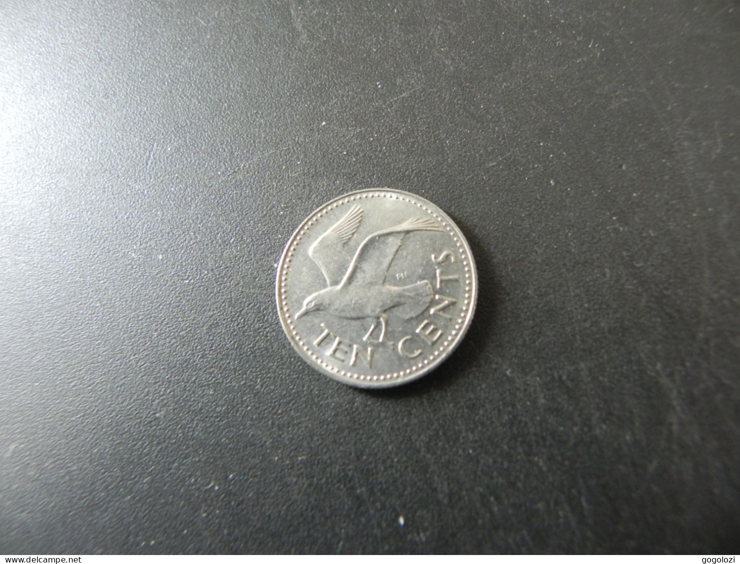 Barbados 10 Cents 1987 - Barbados (Barbuda)