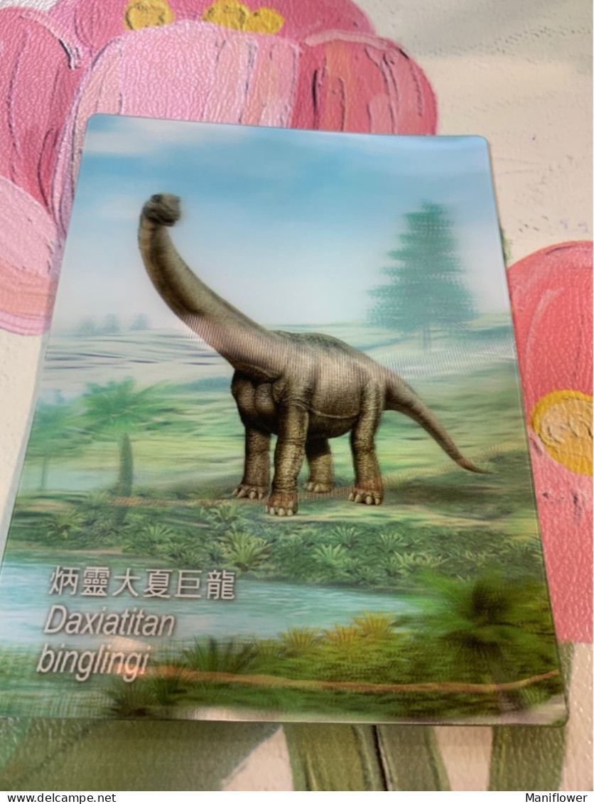 Hong Kong Stamp Dinosaur 3D Hologram 2014 - Cartas & Documentos