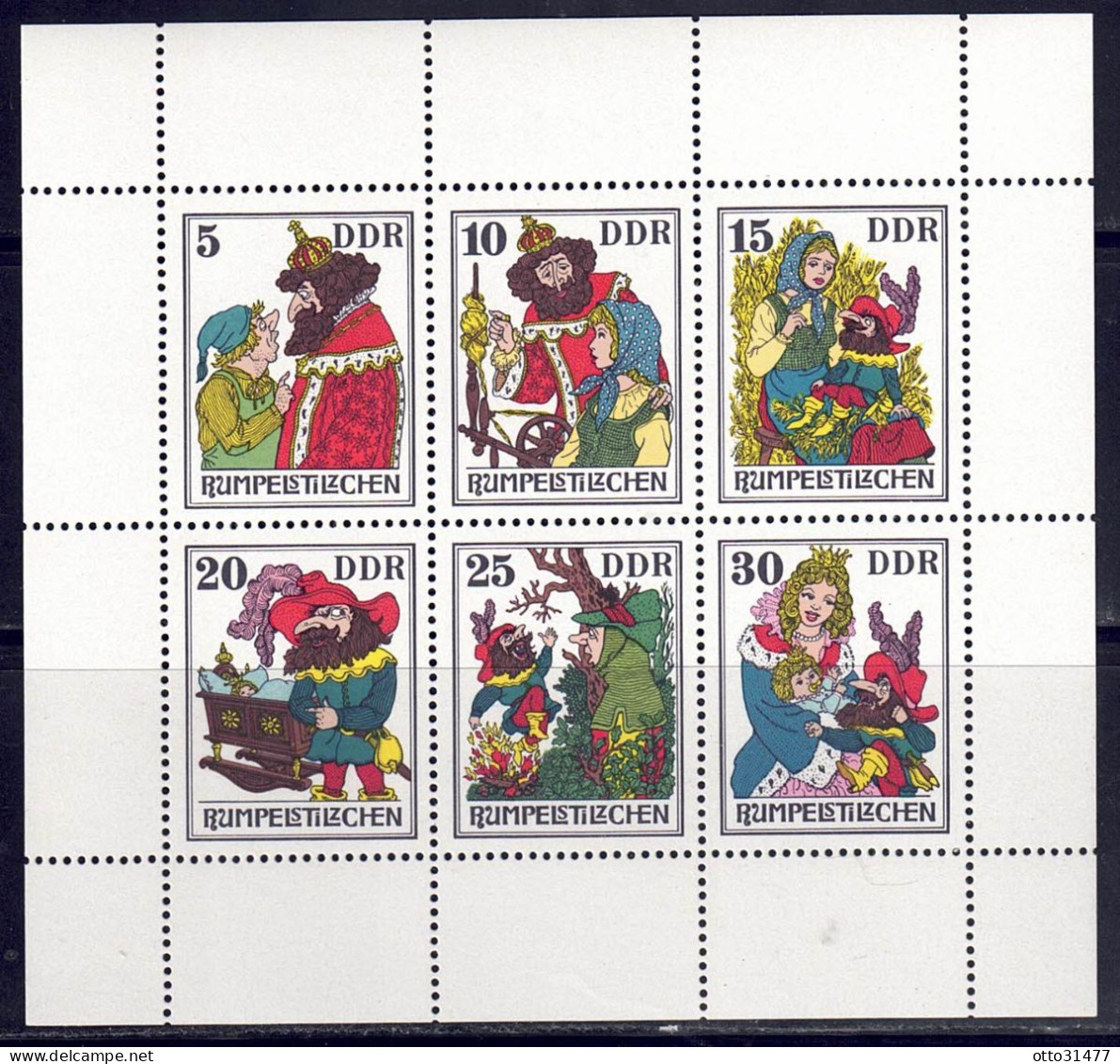 DDR 1976 - Märchen, Nr. 2187 - 2192 Im Kleinbogen, Postfrisch ** / MNH - 1971-1980