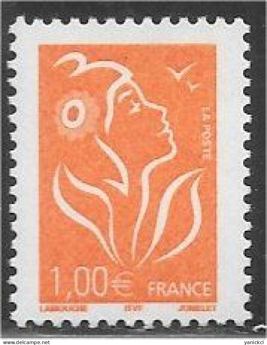 Marianne De Lamouche - 1,00 € - Orange - Type I - ITVF - (2005) - Y & T N° 3739 ** - 2004-2008 Marianne Van Lamouche