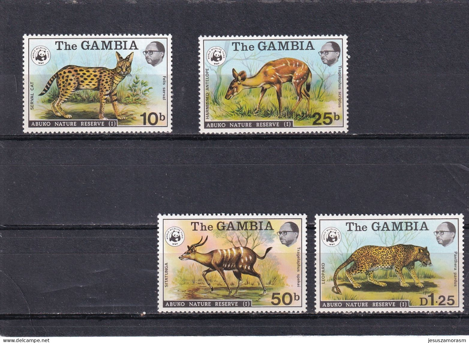 Gambia Nº 330 Al 333 - Gambie (1965-...)