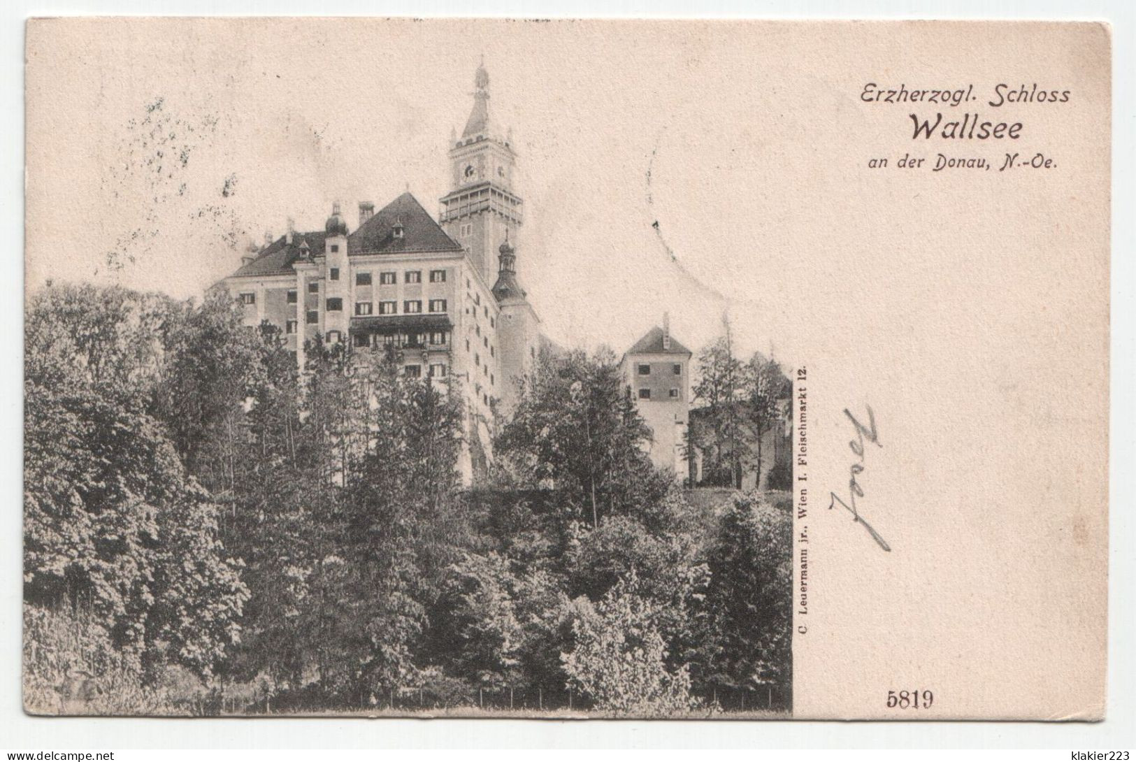 Erzherzogl. Schloss Wallsee An Der Donau. - Amstetten