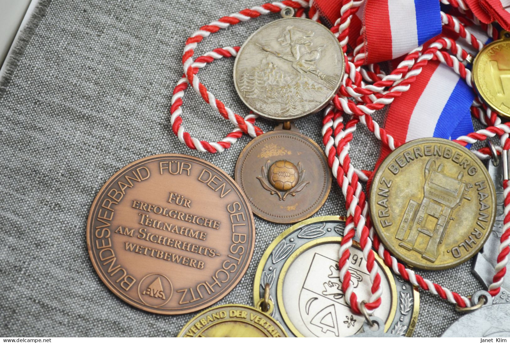 Large Lot Of Vintage German Medals From Different Years - GDR