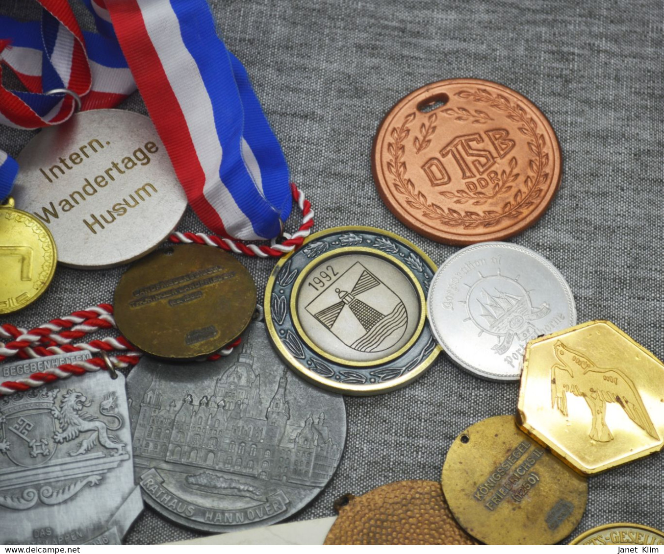 Large lot of vintage German medals from different years