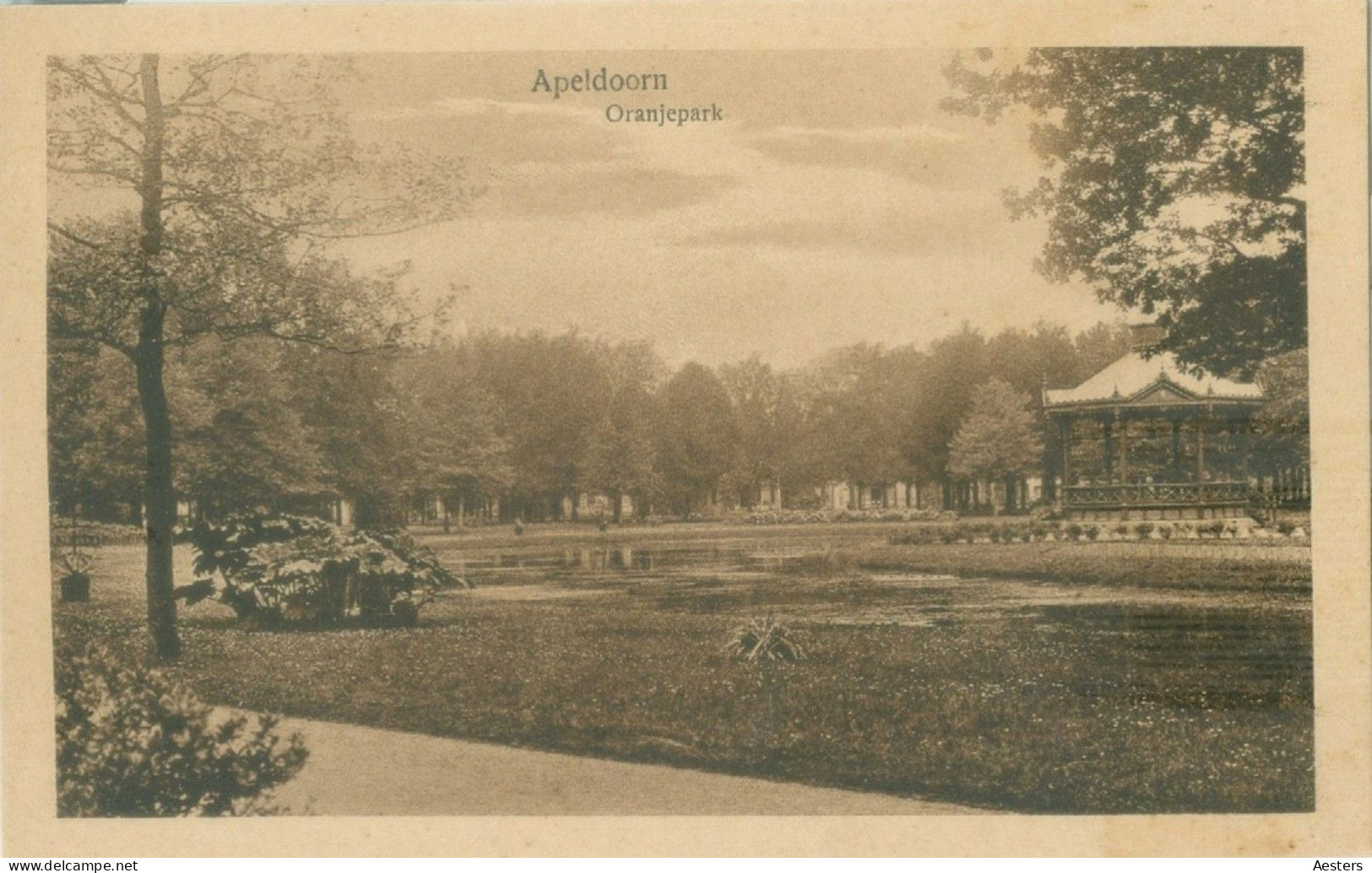 Apeldoorn; Oranjepark (muziektent) - Niet Gelopen. (Weenenk & Snel - Den Haag) - Apeldoorn