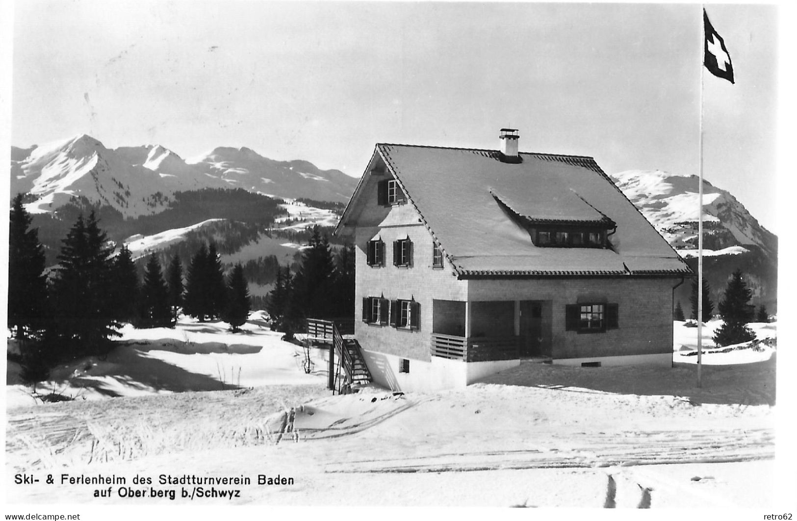 OBERIBERG ► Ski- Und Ferienheim Des Stadtturnvereins Baden Anno 1953 - Oberiberg