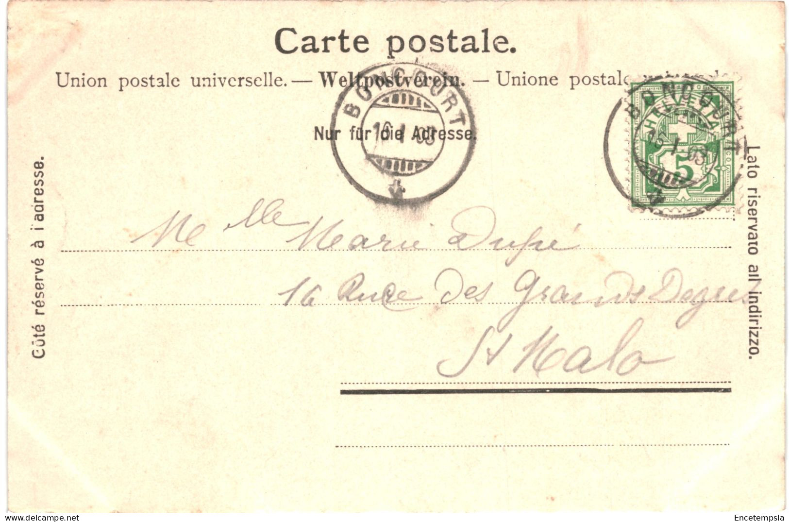 CPA Carte Postale  Suisse Boncourt  Panorama 1903 VM79226ok - Boncourt