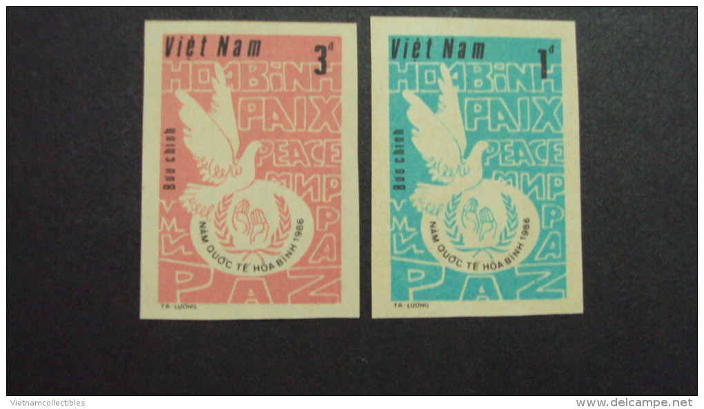 Vietnam Viet Nam MNH Imperf Stamp 1986 : International Peace Year (Ms506) - Vietnam