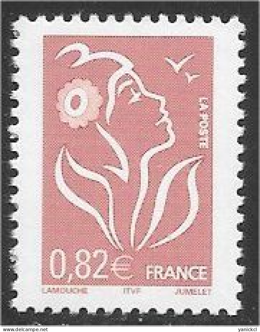 Marianne De Lamouche - 0,82 € - Lilas-brun - Type II - ITVF - (2005) - Y & T N° 3757 ** - 2004-2008 Maríanne De Lamouche