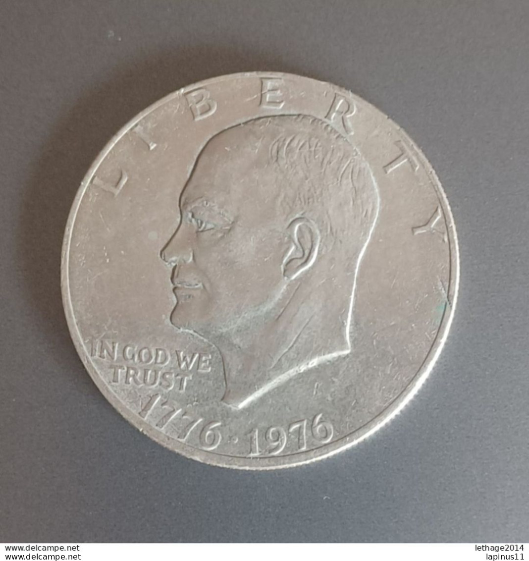 USA UNITED STATE 1 DOLLAR EISENHOWER AND PLURIBUS UNUM 1976 SILVER COIN - Verzamelingen