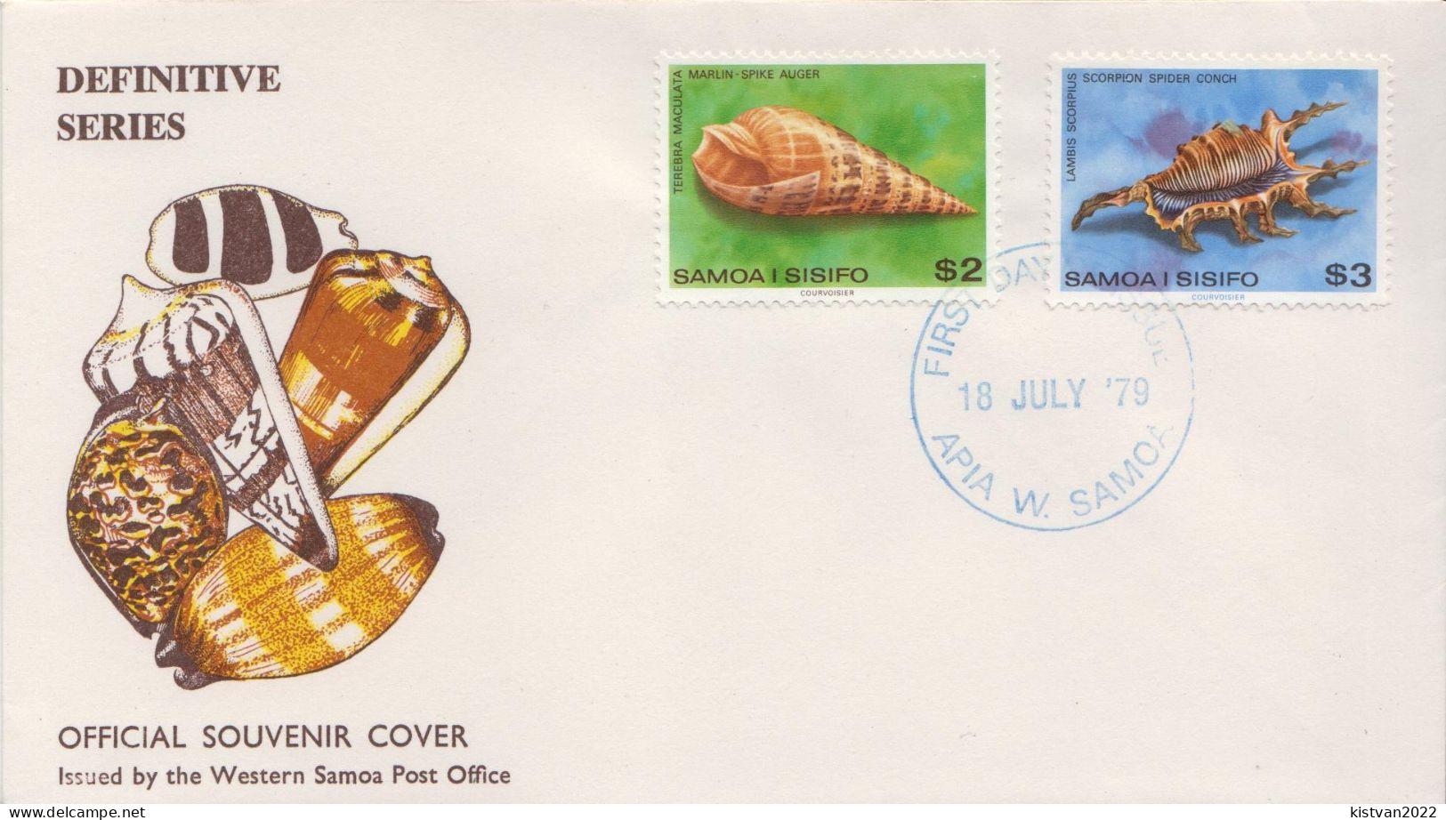 Samoa Set On FDC - Muscheln