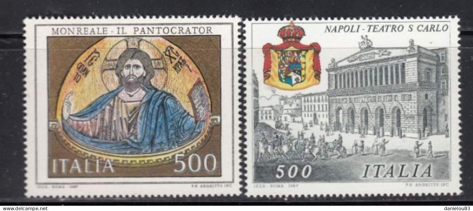 Timbres ITALIE - Année 1987 - YVERT Nº 1761 / 1762 Neufs** - 1981-90: Ungebraucht