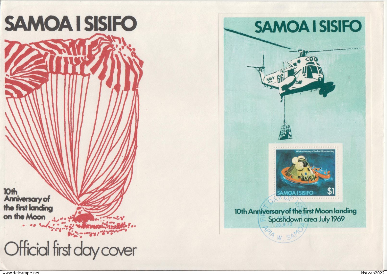 Samoa SS On FDC - Oceanía