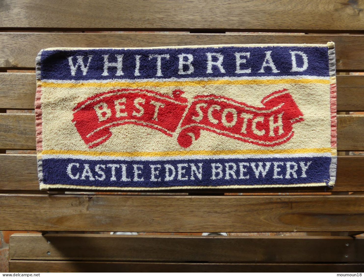 Serviette De Bar Whitbread  Castle Eden Brewery Best Scotch - Reclameservetten