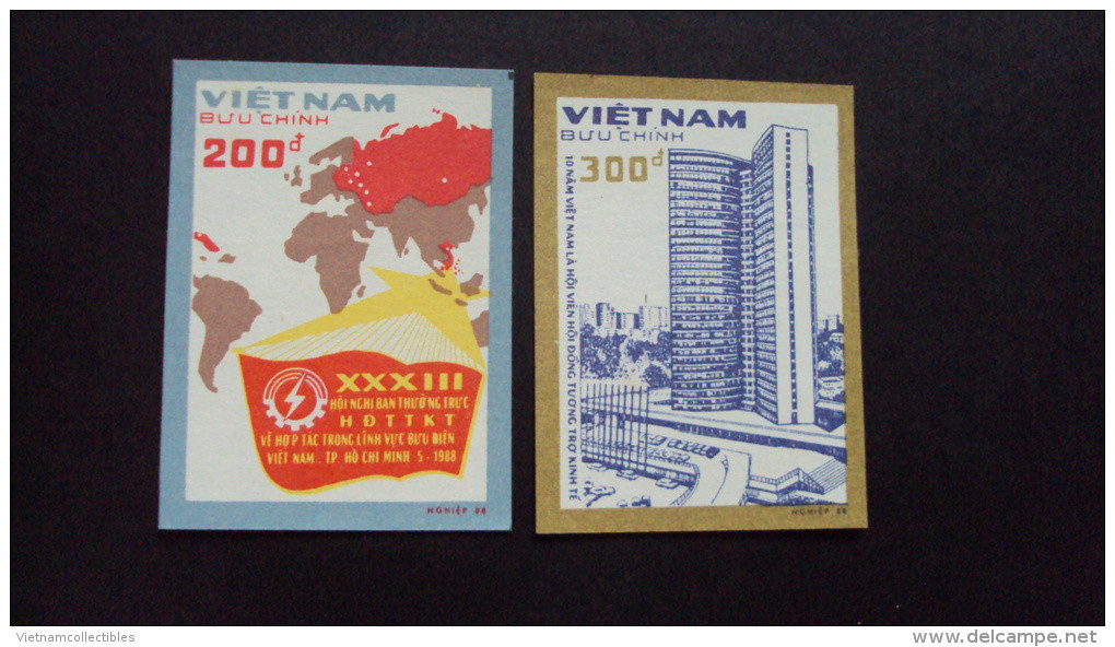 Vietnam MNH Imperf Stamps 1988 : 10th Ann. Of Viet Nam Joining Council For Mutual Economic Aid (Ms545) - Vietnam