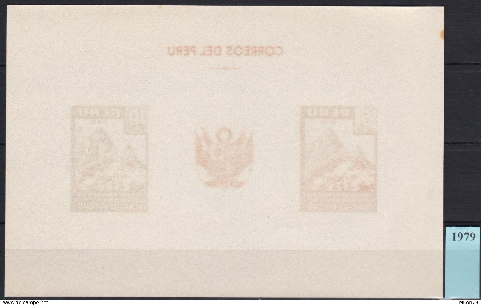 Peru Bl 4, Block Of 603, 604 ** From 1961, Slightly Stored, Brands Impeccable #c798 Lot46 - Perú