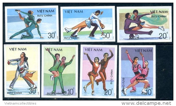 Vietnam Viet Nam MNH Imperf Stamps 1989 : Figure Skating (Ms569) - Vietnam