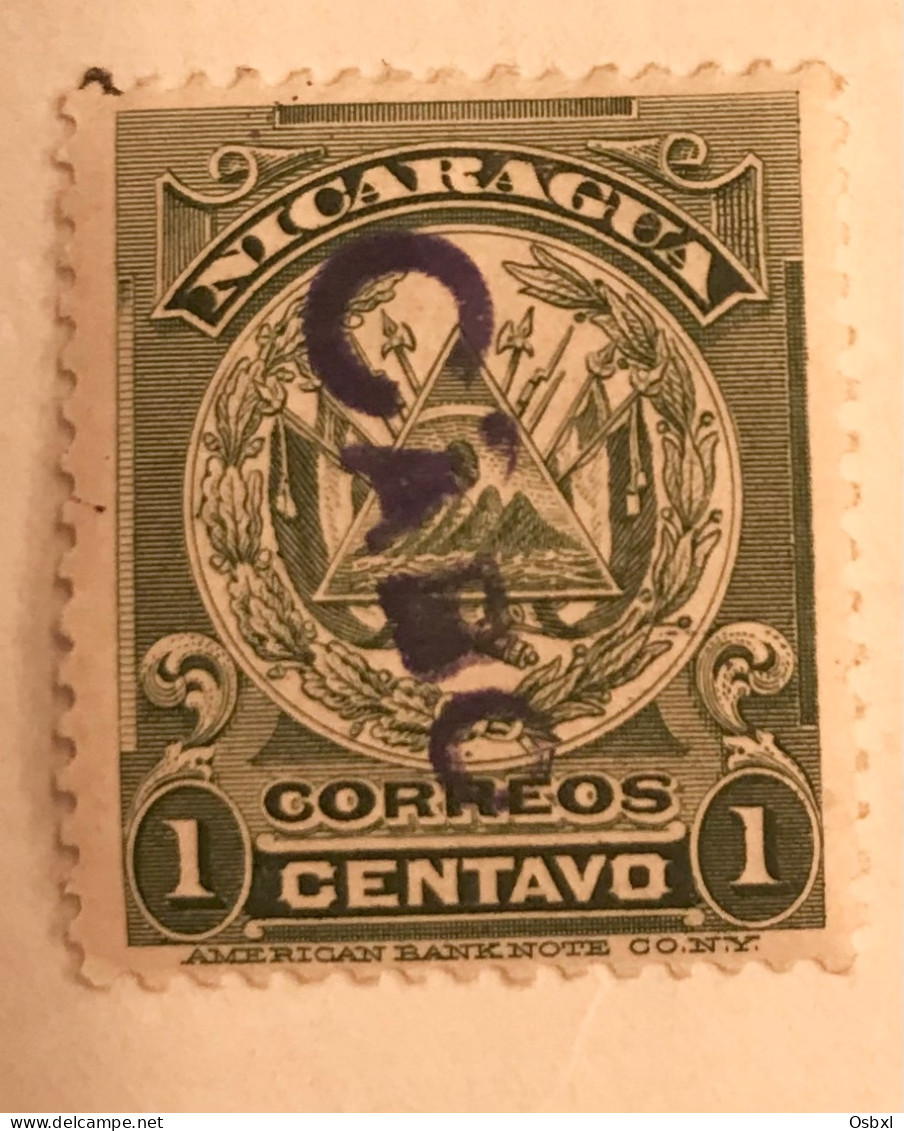 Nicaragua: 1905 Coat Of Arms - B. Low American Imprint - Nicaragua