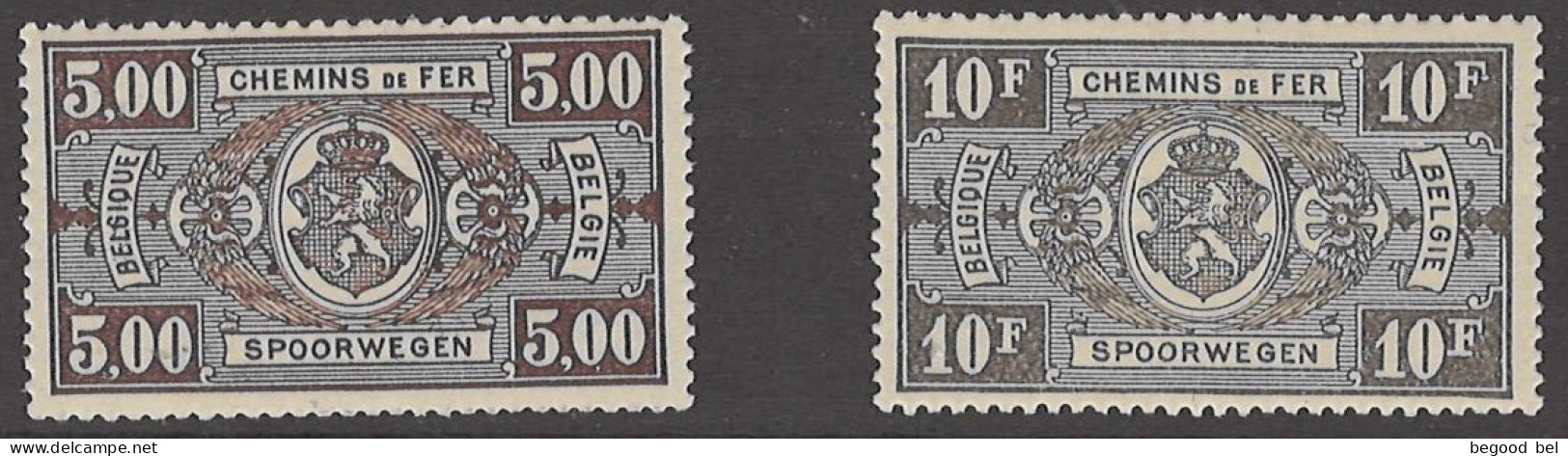 BELGIUM - 1940 - MNH/*** LUXE  -  COB TR211-212  - Lot 25958 - Postfris