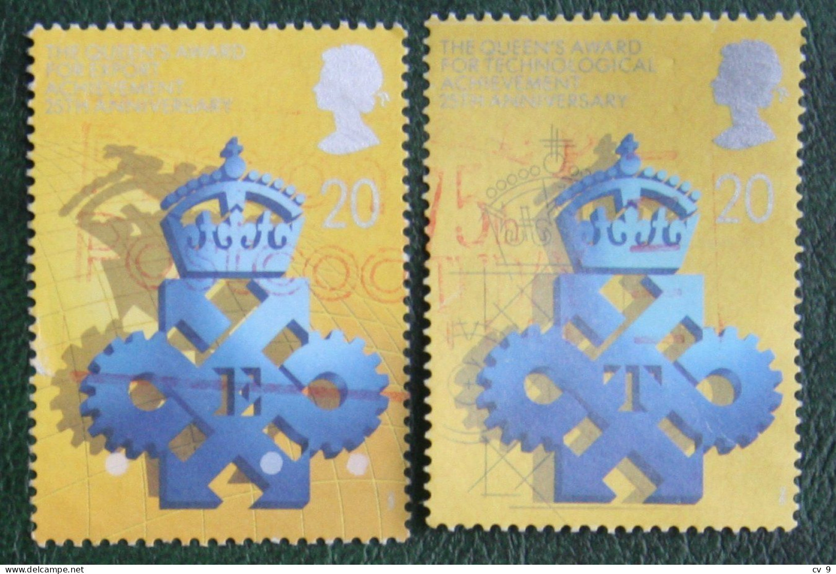 Queen's Awards Export, Technology (Mi 1266-1267) 1990 Used Gebruikt Oblitere ENGLAND GRANDE-BRETAGNE GB GREAT BRITAIN - Used Stamps