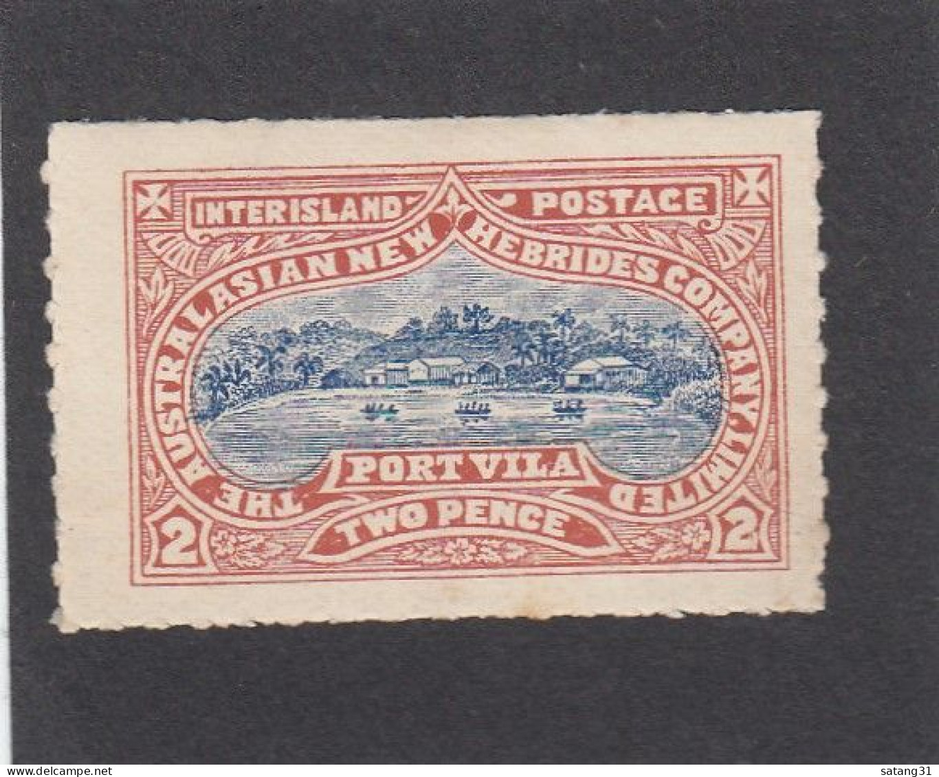 INTERISLAND POSTAGE THE AUSTRALASIAN NEW HEBRIDES COMPANY LIMITED,2 PENCE. TIMBRE NEUF AVEC CHARNIERE. - Ongebruikt