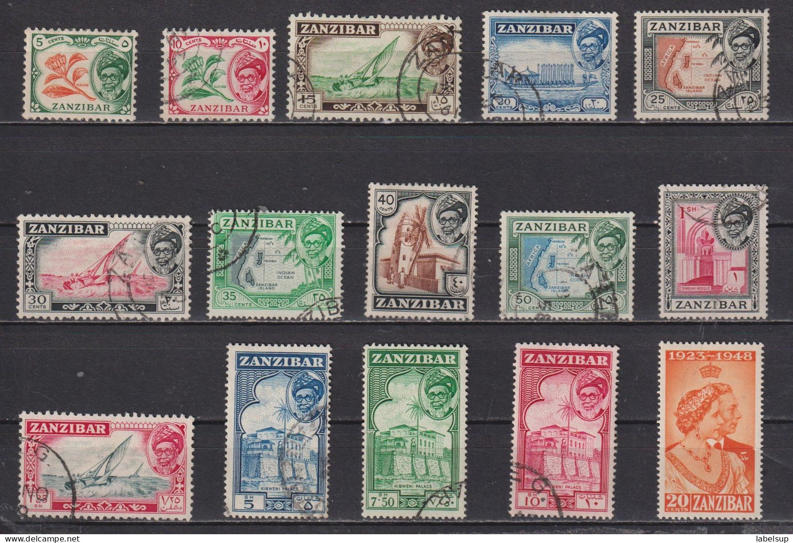 Lot De Timbres Neufs* Et Oblitérés De Zanzibar De 1957 - Zanzibar (...-1963)