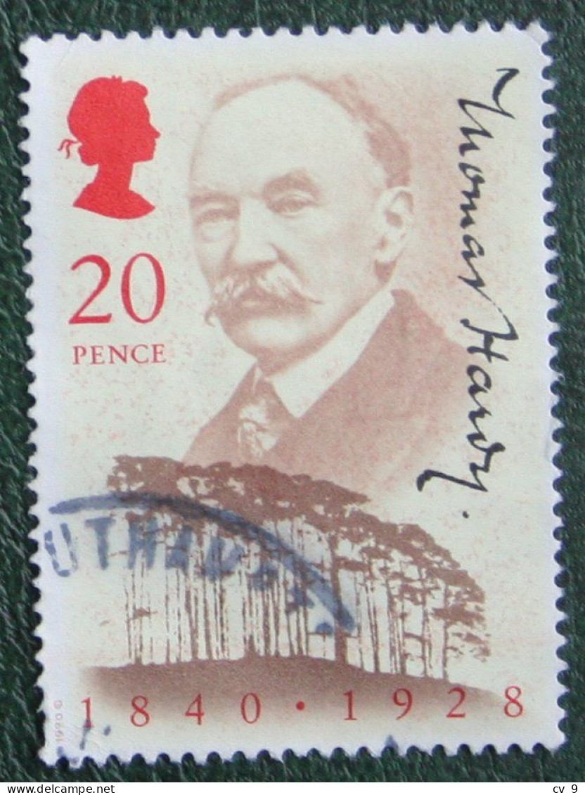 Thomas Hardy Author Poet And Writer (Mi 1274) 1990 Used Gebruikt Oblitere ENGLAND GRANDE-BRETAGNE GB GREAT BRITAIN - Usados