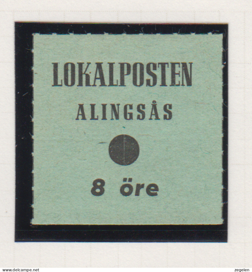 Zweden Lokale Zegel Cat. Facit Sverige 2000 Private Lokaalpost Alingsas 1B Ongebruikt - Local Post Stamps