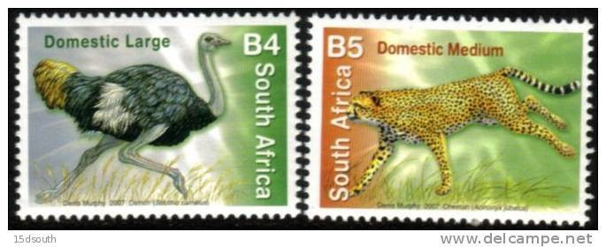 South Africa - 2007 7th Definitive Fauna And Flora  Additional Values B4 & B5 Set (**) SG 1636-1637 - Nuovi