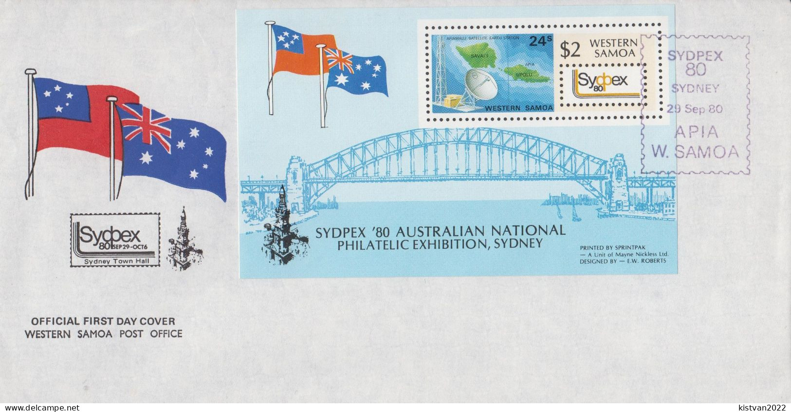 Samoa SS On FDC - Philatelic Exhibitions