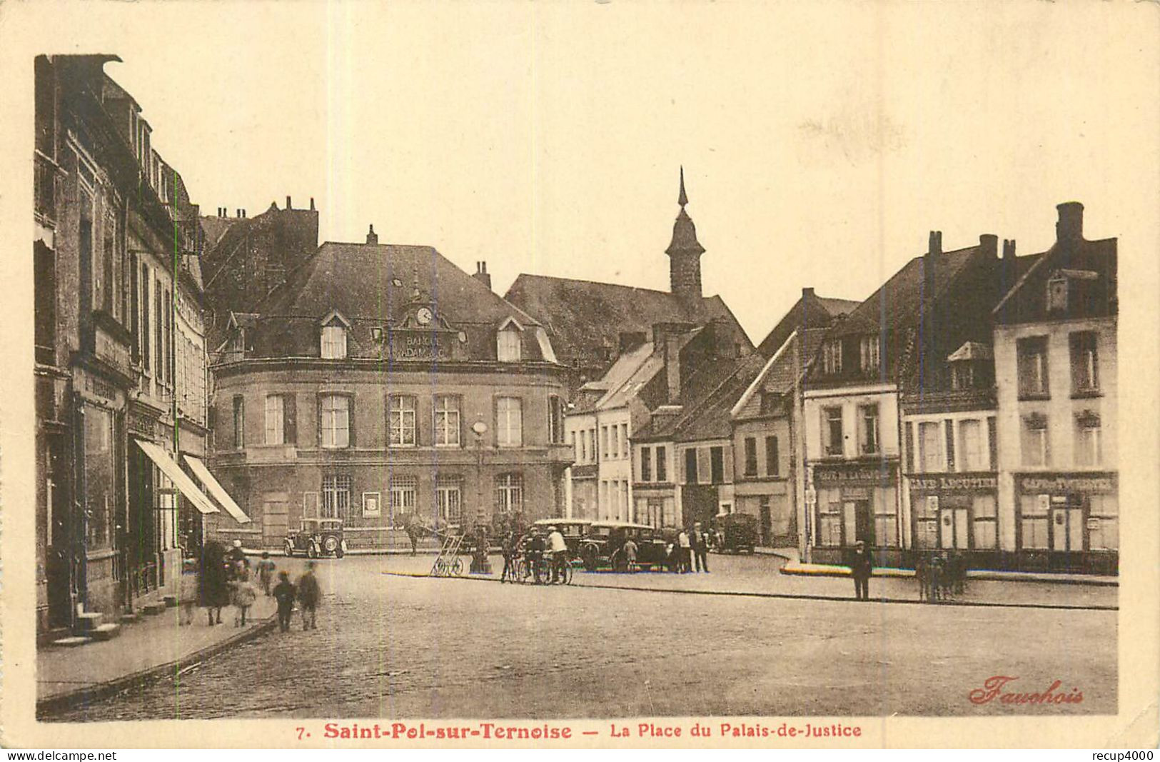 62 SAINT POL SUR TERNOISE  Place Du Palais De Justice   2scans - Saint Pol Sur Ternoise